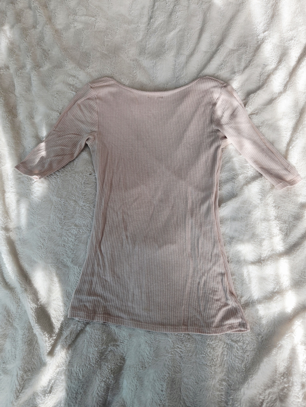 Leith | Blush Ribbed Top - Picture 5 of 5
